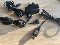 Samsung oryginalna ładowarka ATADM1OEBE, słuchawki i kabel PCB200BBE