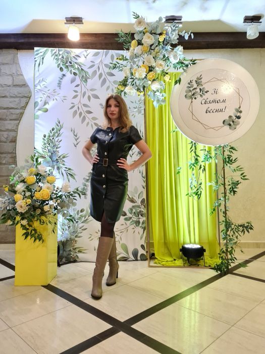 Шкіряне плаття. Плаття з екошкіри