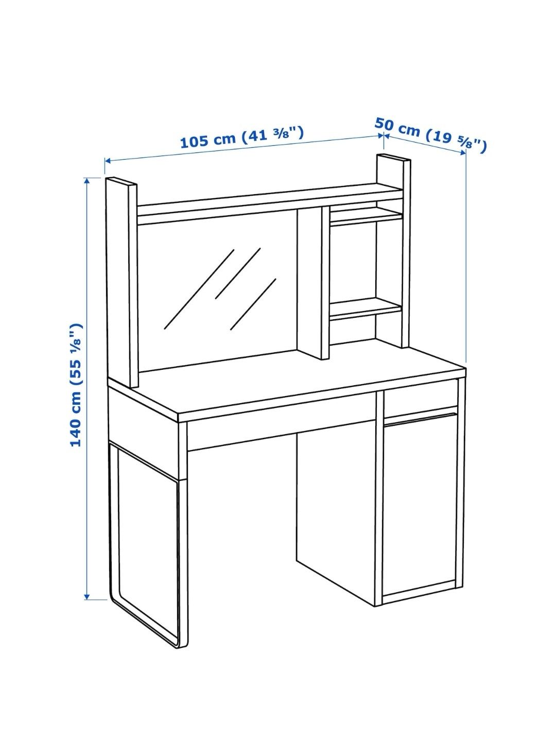 Biurko Micke Ikea