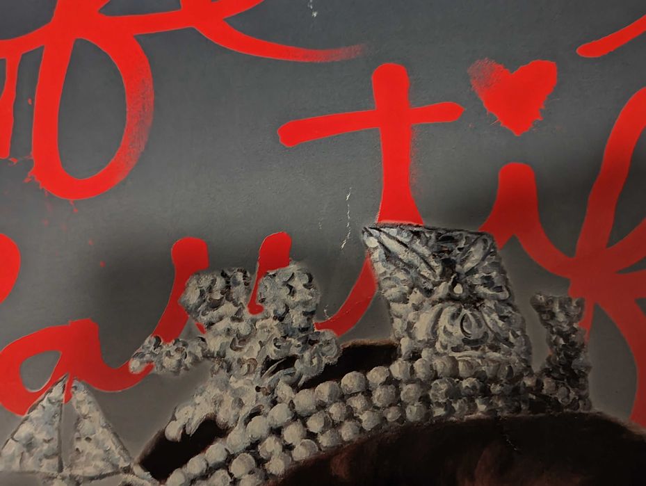 Mr brainwash plakat, poster, LIFE IS BEAUTIFUL QUEEN ELIZABETH