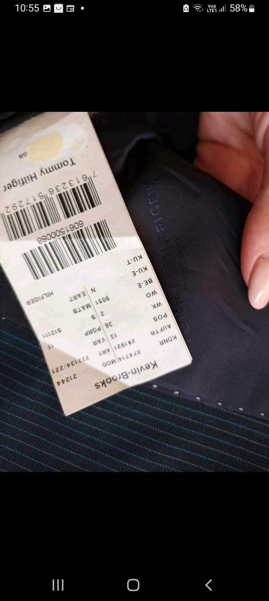 Marynarka Tommy Hilfiger r.L