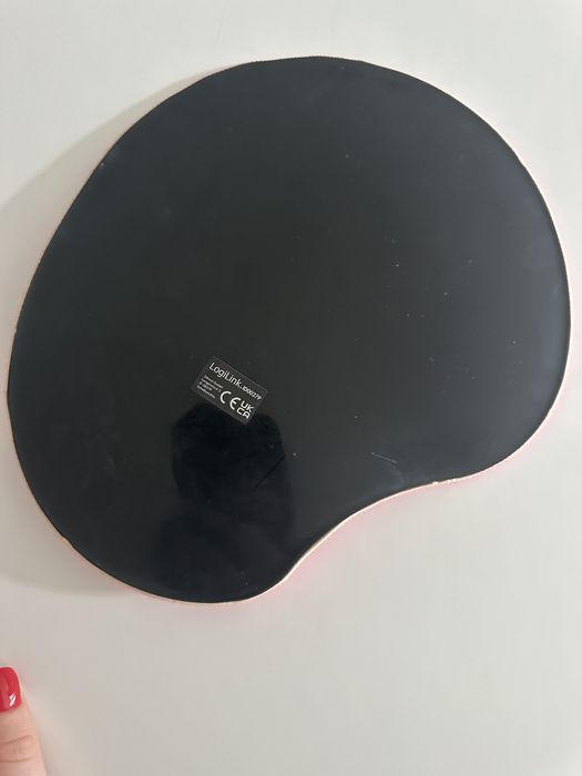 Neonowa podkładka pod myszke z żelową poduszką pod nadgarstek