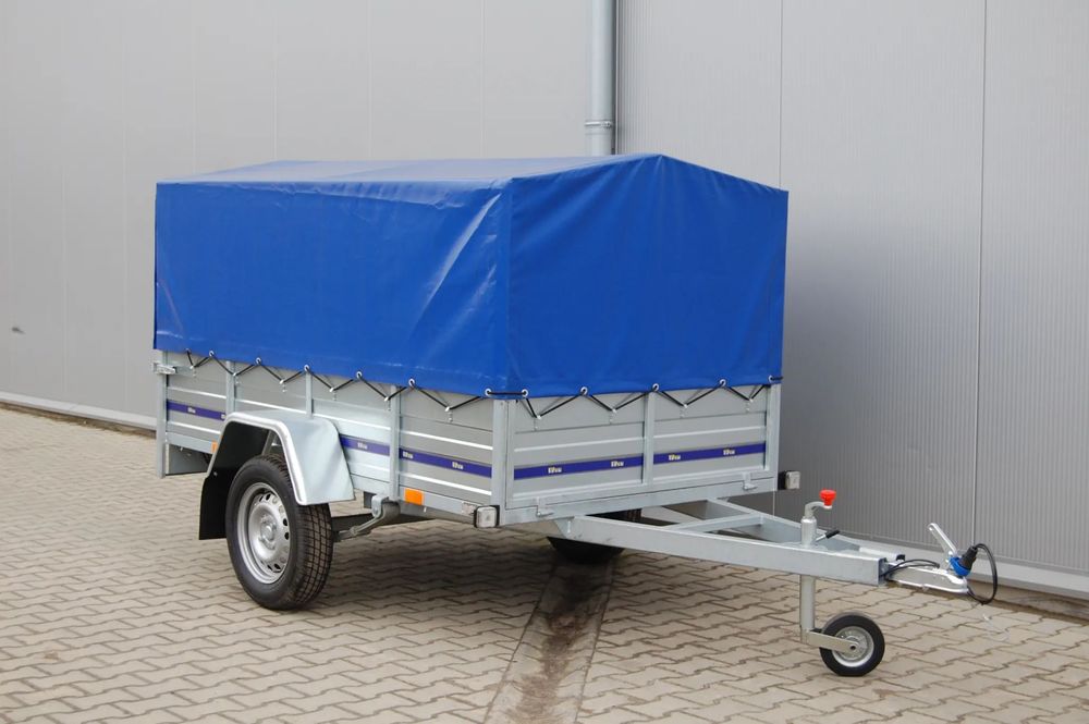 WNP SUSKI A75S1 Przyczepa lekka 1-osiowa  Bardzo Mocna Przyczepa Resory+Amortyzatory, całościowo spawana