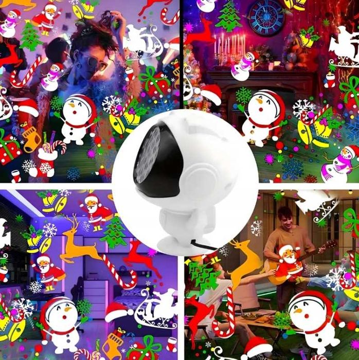 Projektor Rzutnik Led Astronauta Lampka Nocna DLla Dzieci Świąteczny