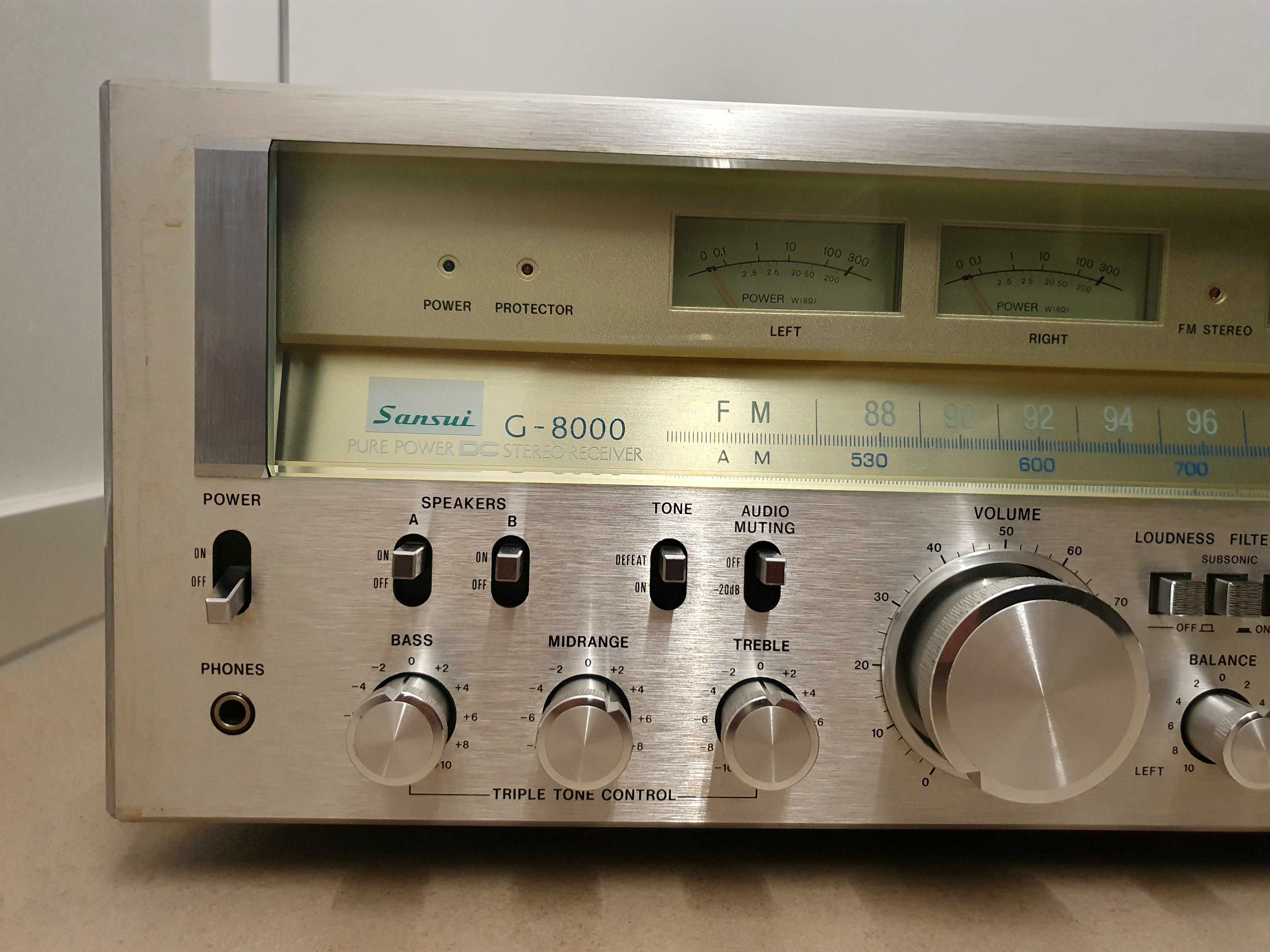 SANSUI G 8000 Stereo Amplituner Receiver Japonia G801