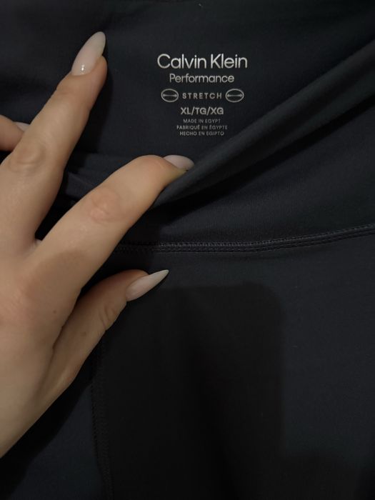 Лосины Calvin Klein размер L xl графит серые