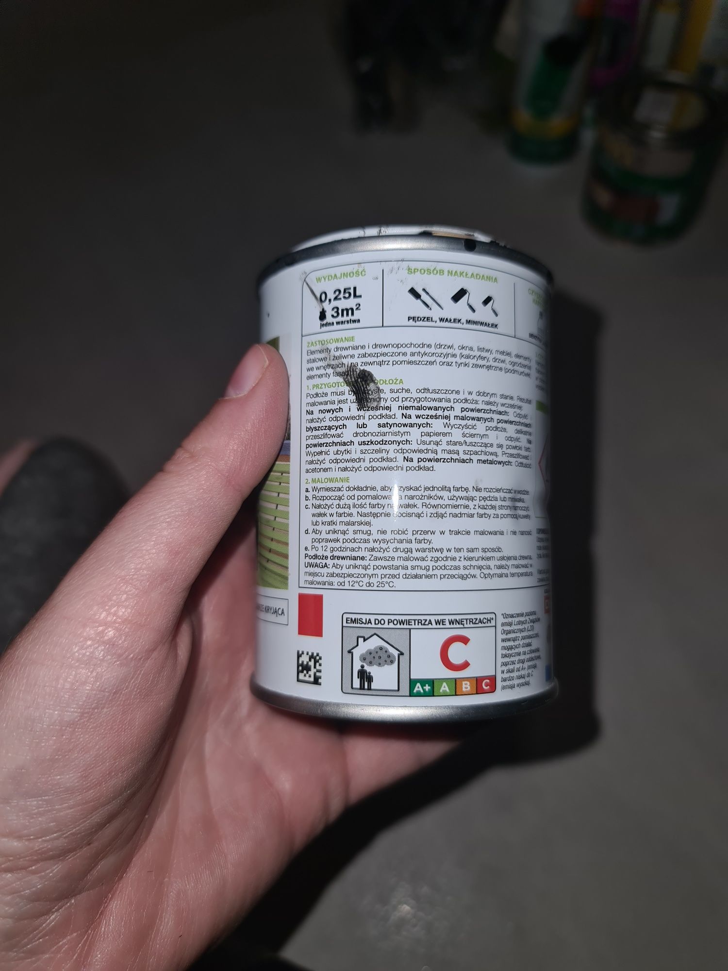 Farba czarna Luxtens 0,25