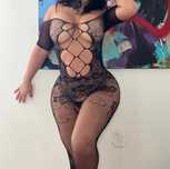 B014 seksowna bielizna bodystocking komplet otwarty krok XS/XL