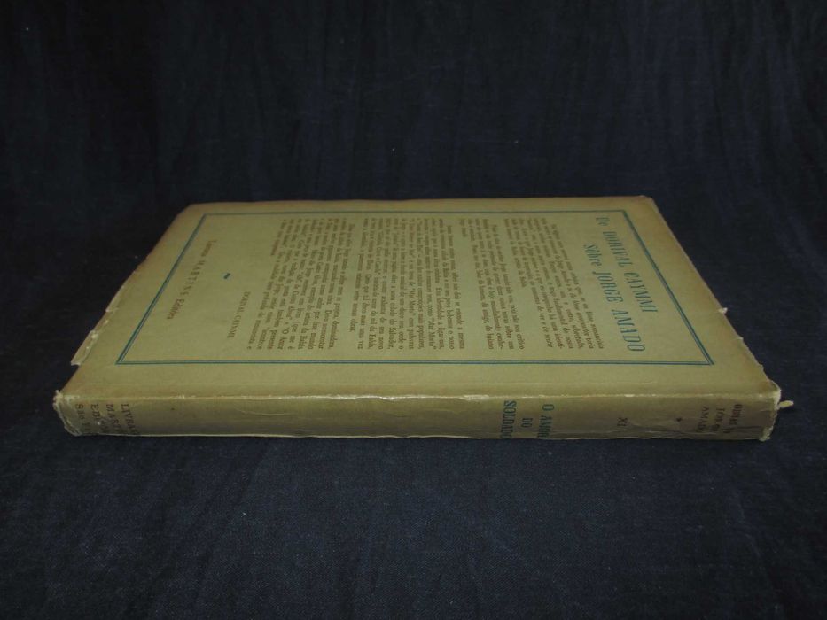 Livro O Amor do Soldado Jorge Amado 1960