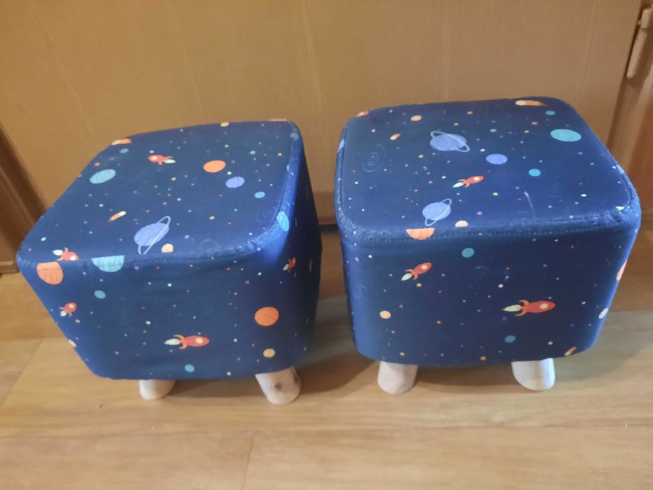 2 x Pufa dziecięca dla dzecka krzesełko taboret  Sinsay Home 27x27x27