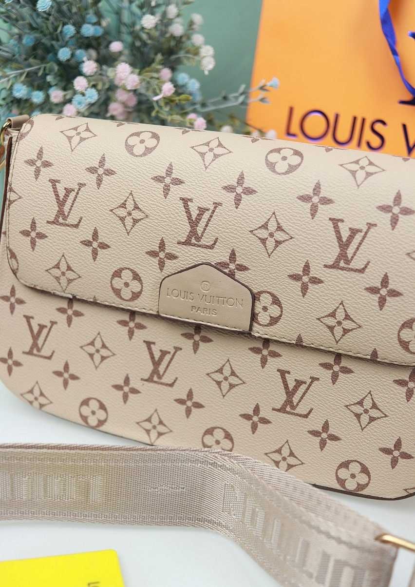 НОВИНКА - Сумка кросс боді Louis Vuitton 2 в 1  в 4 кольорах