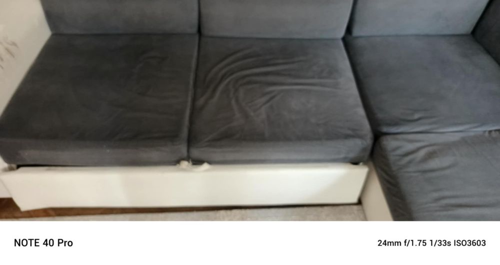 Narożnik z funkcją spania