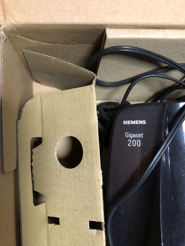 telefone sem fio marca siemens como novo