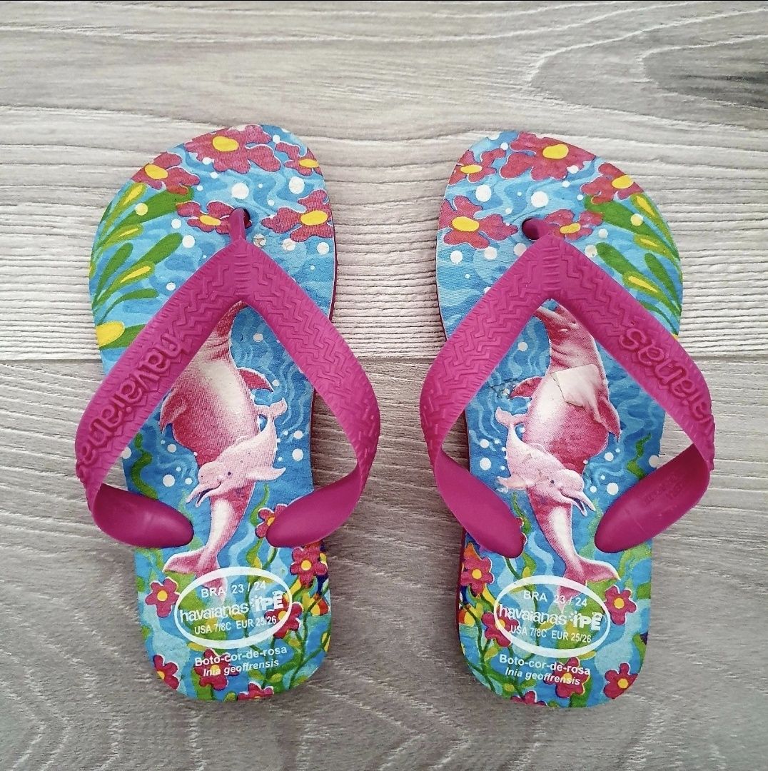 Nowe klapki japonki buty na basen Havaianas 25 26 15cm