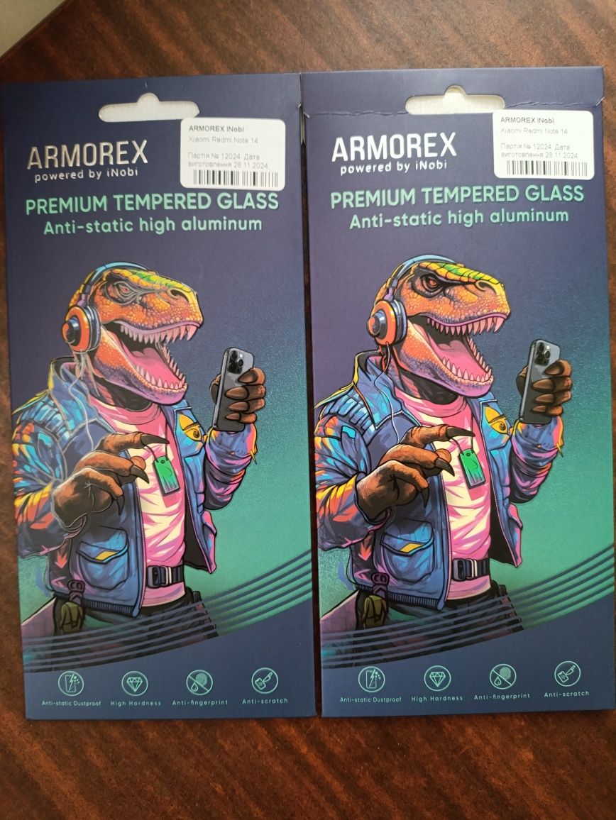 Защитное стекло Armorex  Xiaomi Redmi Note 14