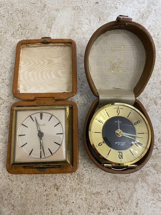 Часы-будильник дорожные механические винтажные