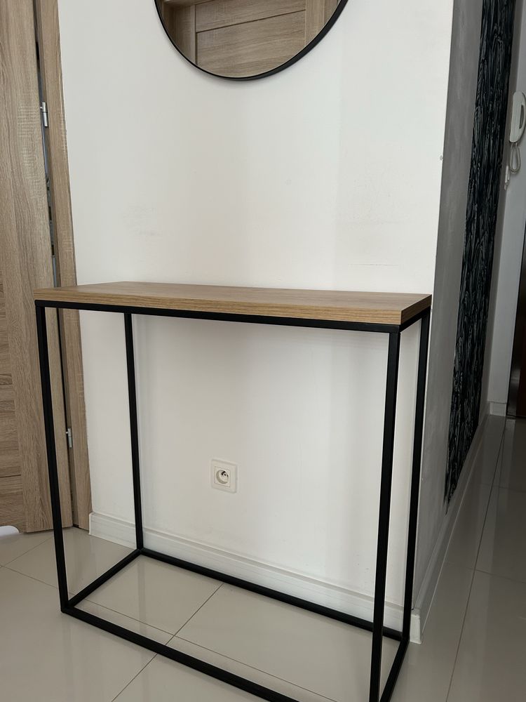 Półka/toaletka z dębu