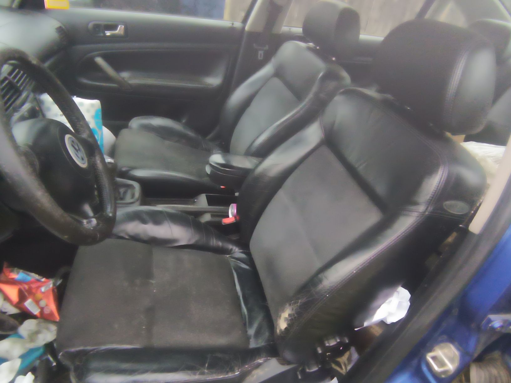 VW Passat B5 fotele skórzane skóry polskory alcantara