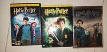 3 Filmes Harry Potter DVD  bom estado