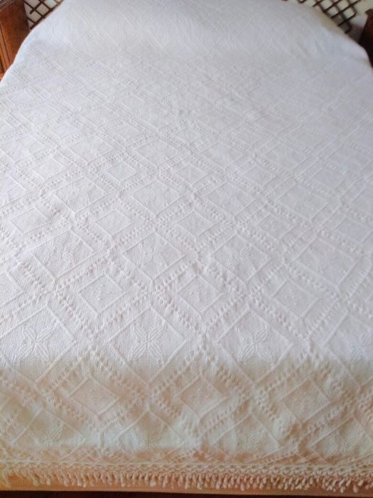 Colcha algodão casal, pesada.grossa