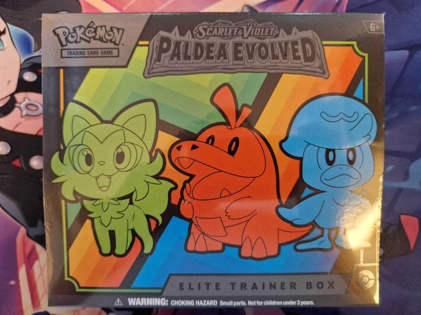 Scarlet & Violet Paldea Evolved Elite Trainer Box (ETB) Karty Pokemon