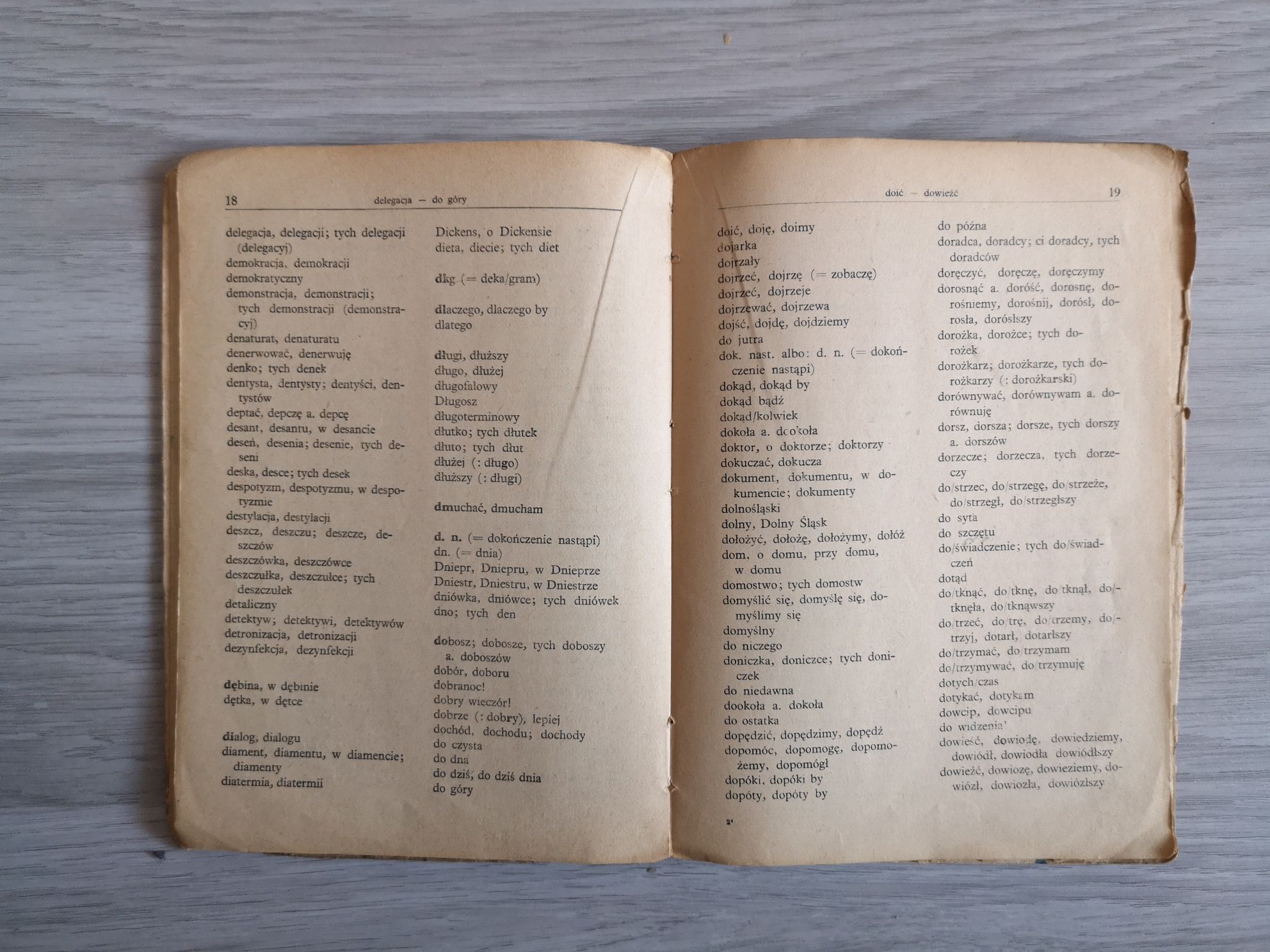 Słownik ortograficzny z 1961 roku antyk klasyk