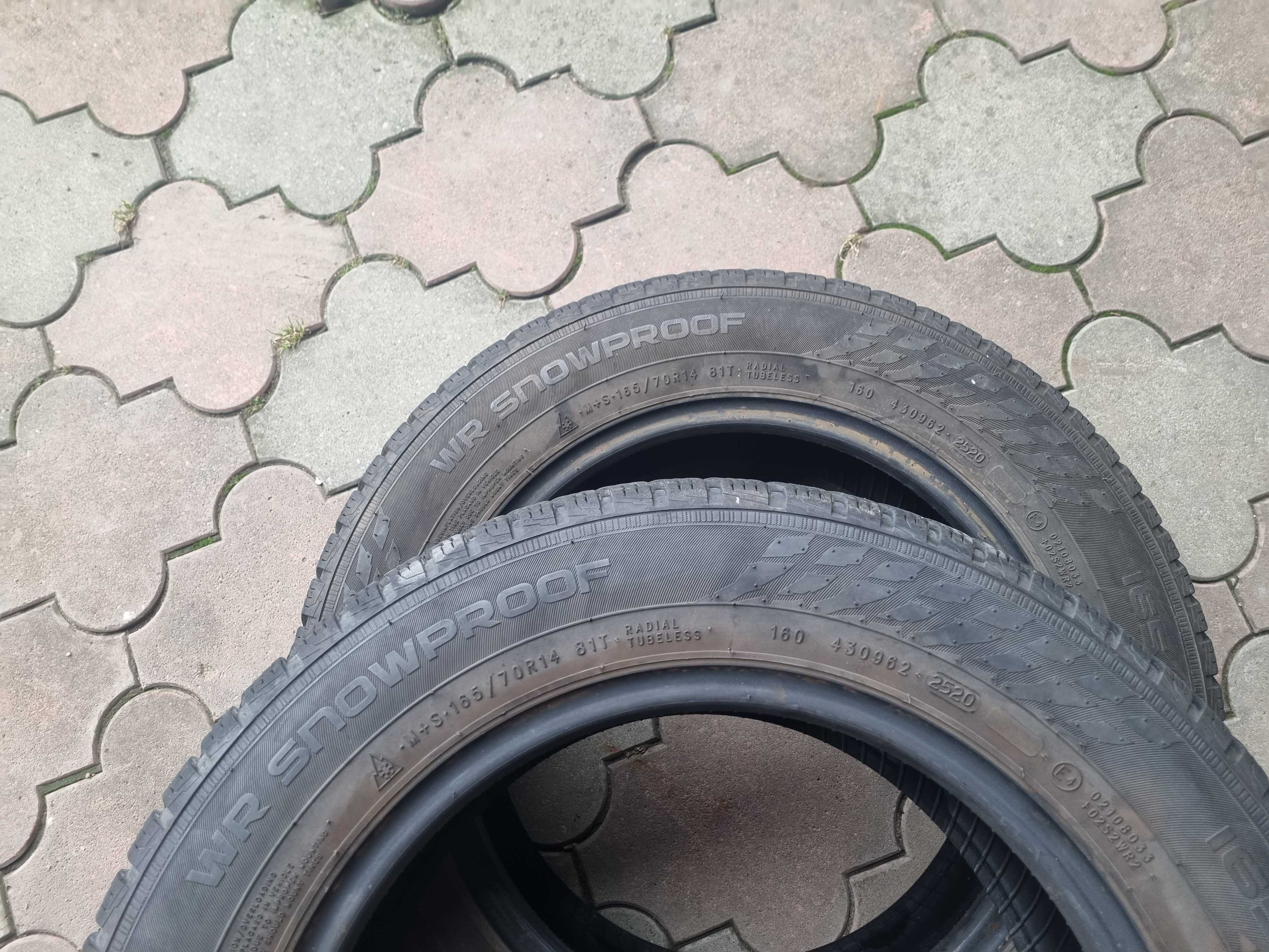 Opony zimowe Nokian WR snowproof 165/70R14