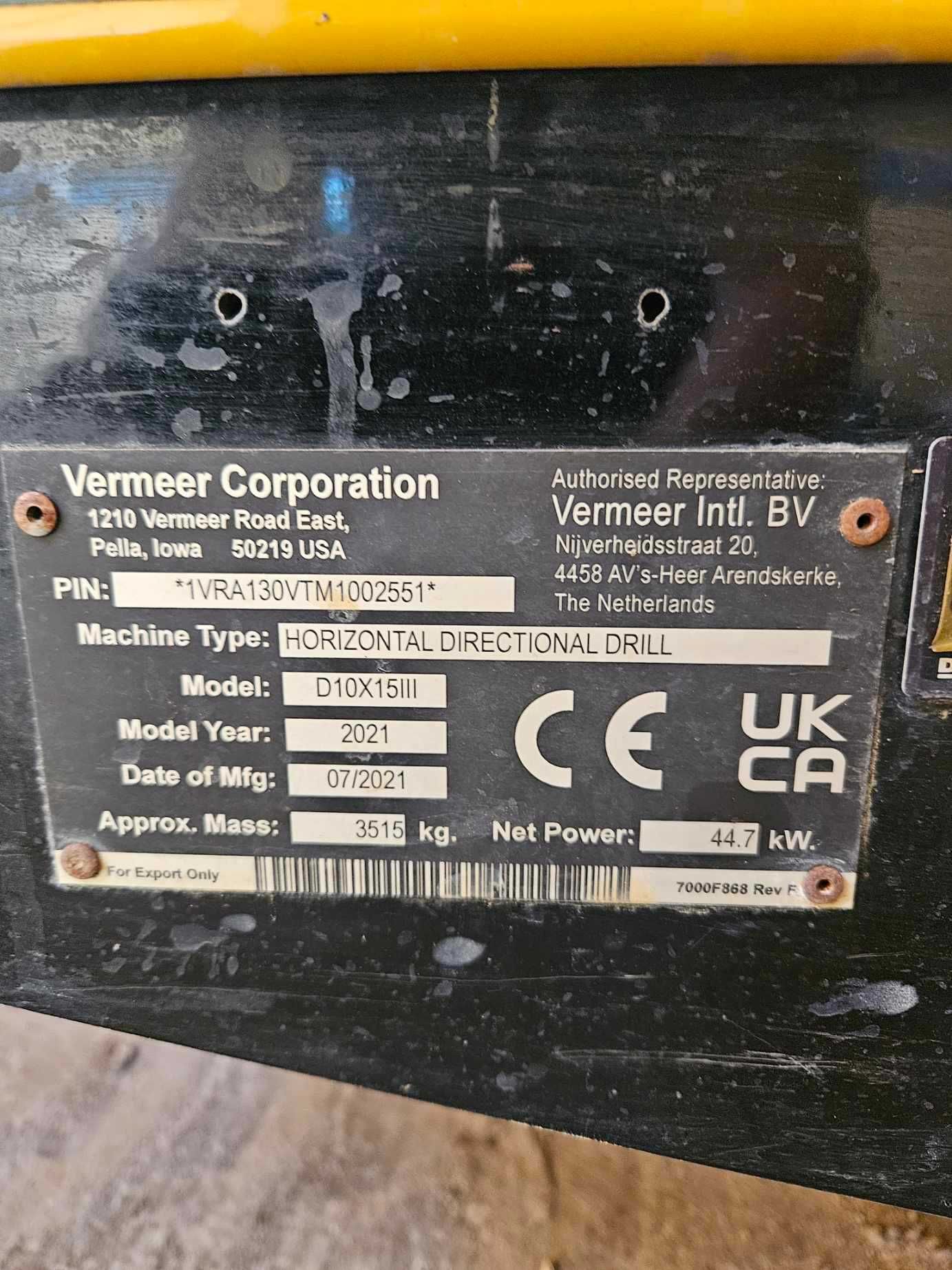 Vermeer D10x15 III
