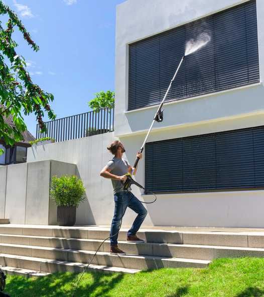 Wynajem sprzętu do mycia dachów myjki z grzaniem wody,