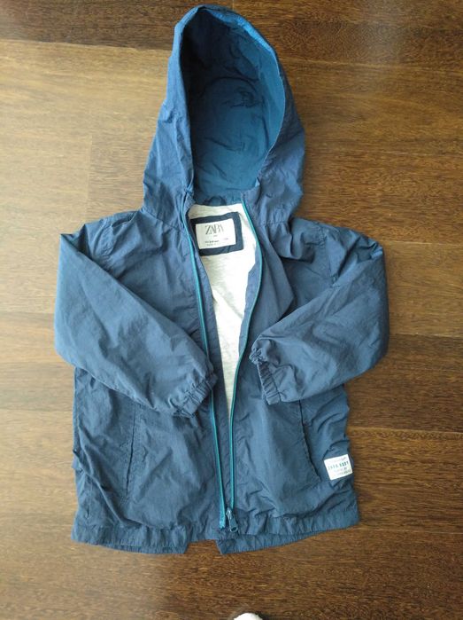 Parka azul de menino -Zara