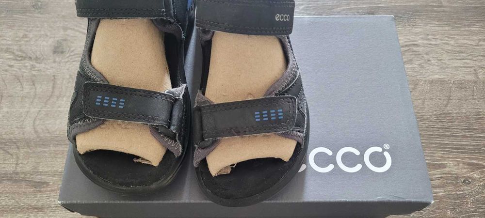 Сандалии детские ECCO BIOM RAFT черные EU 28. Проверенная классика!