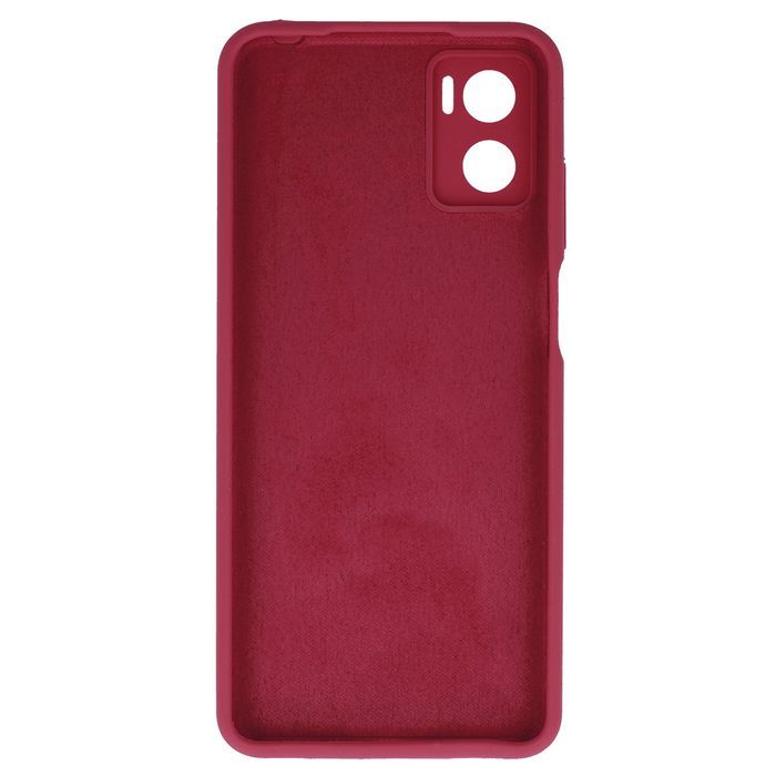 Silicone Lite Case Do Motorola Moto E22/E22I Bordowy