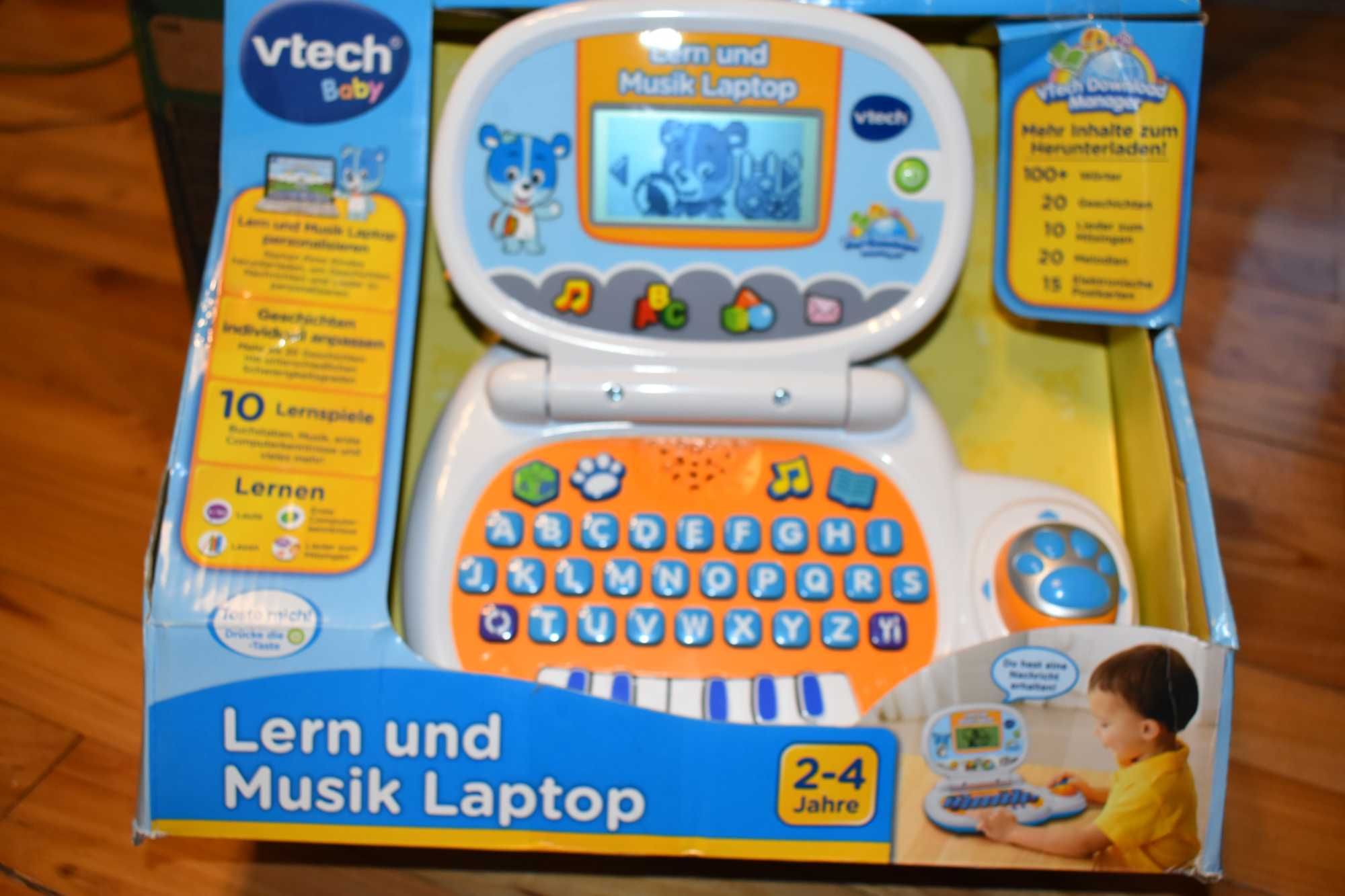 Komputerek lern und musik laptop genius Vtech dla dzieci