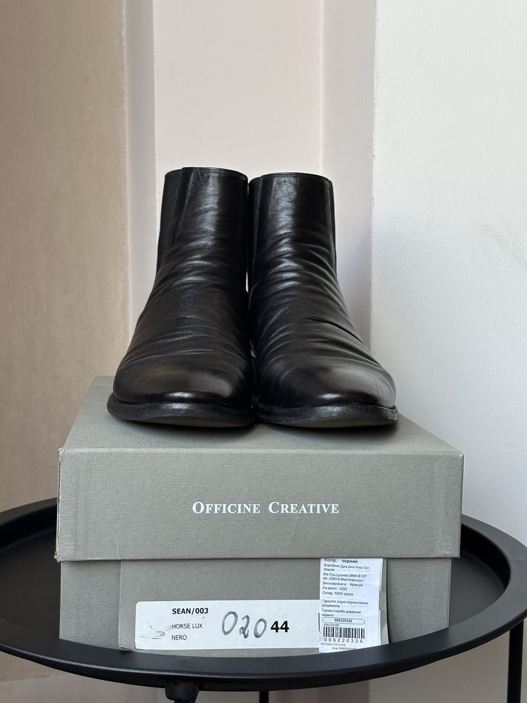 Черевики officine creative козаки/ковбойки/челсі вестрн