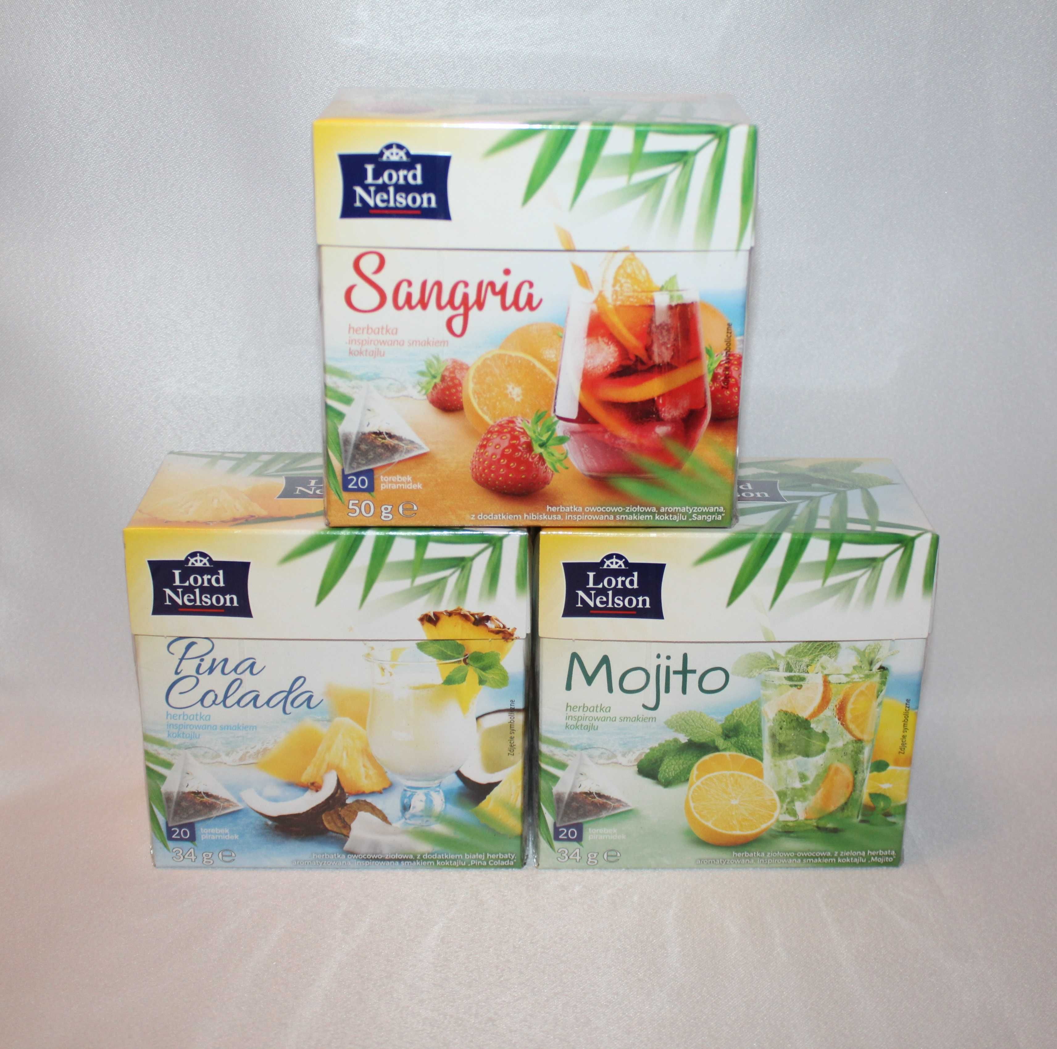 Suplement Lord Nelson herbata koktajl pina colada mojito sangria 20t