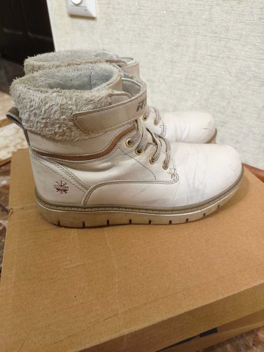 Ботинки шкіряні  єврозима на дівчинку (розмір 34)