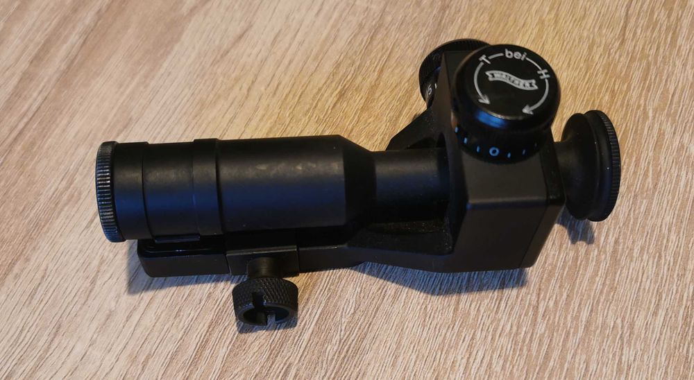 Diopter i muszka  tunelowa Walther 11 mm i 9 mm Przyrządy celownicze