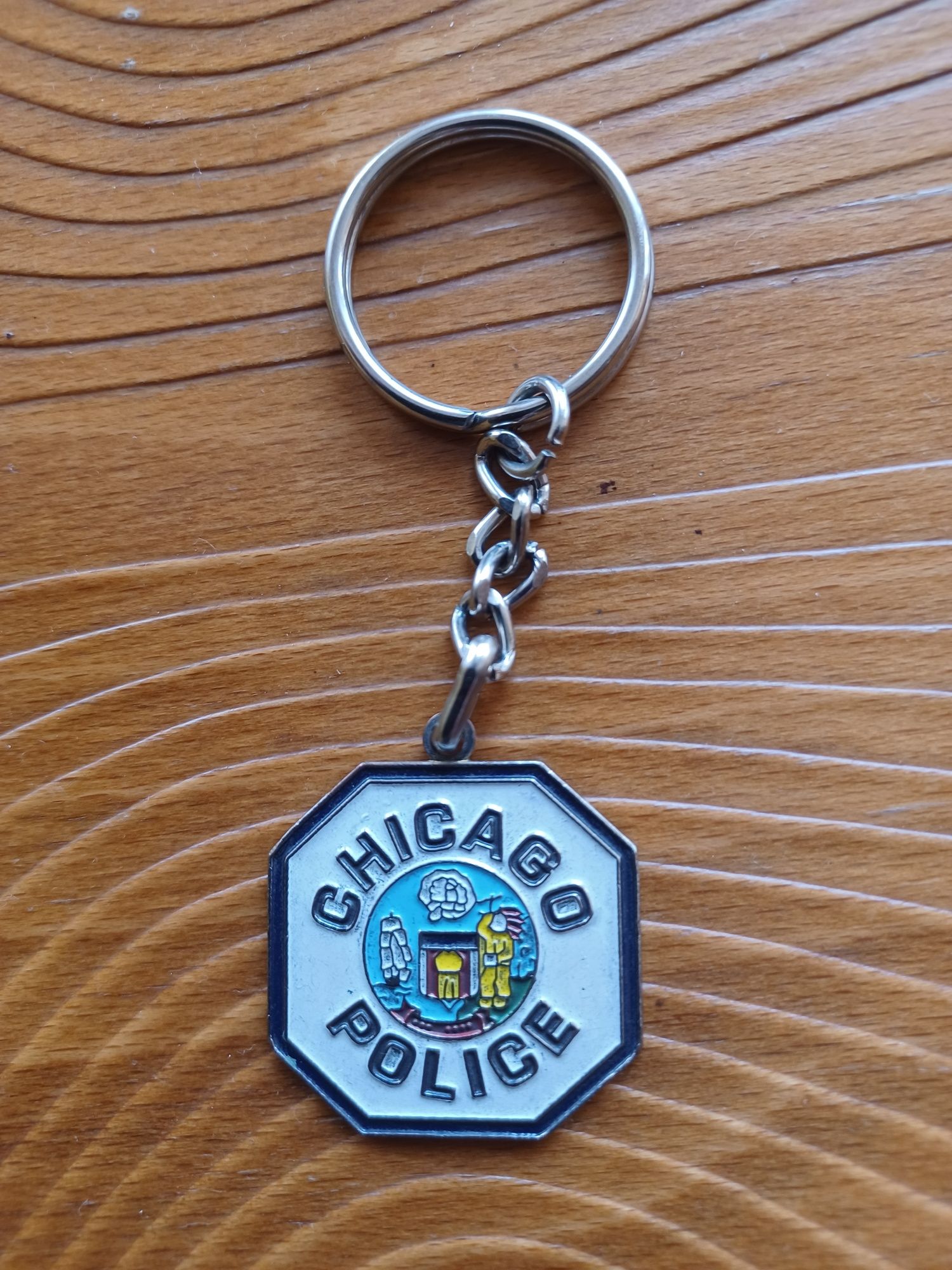 Policja,Chicago Police,USA,brelok,oryginal