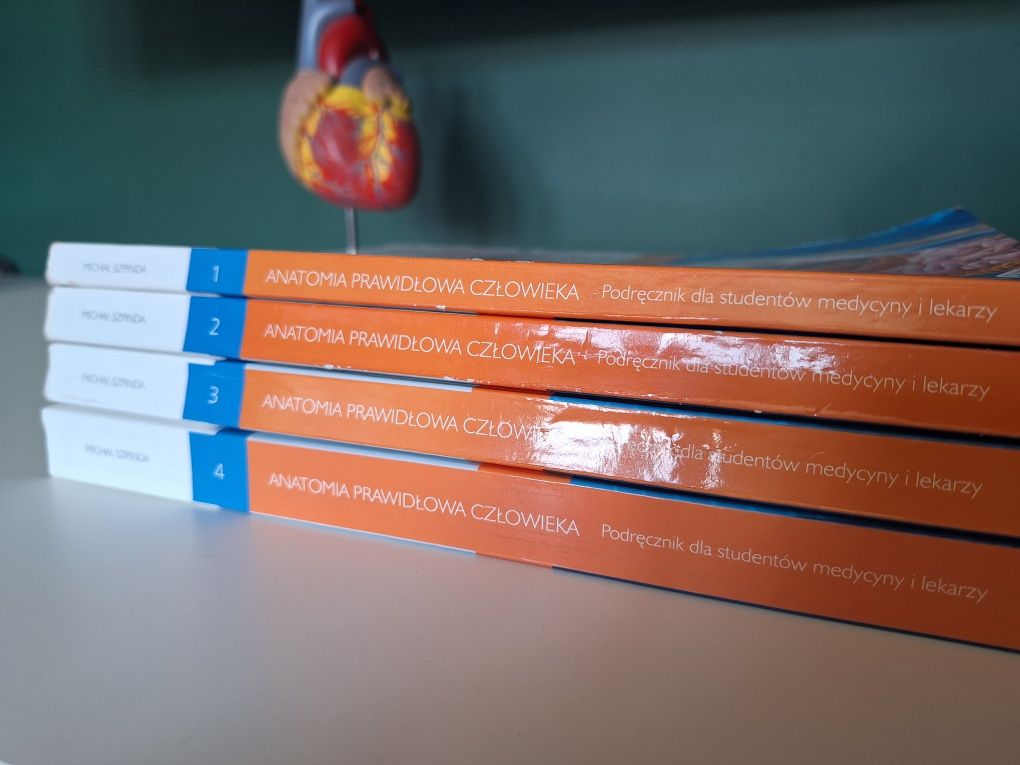 Zestaw 4 książek – Anatomia Szpindy