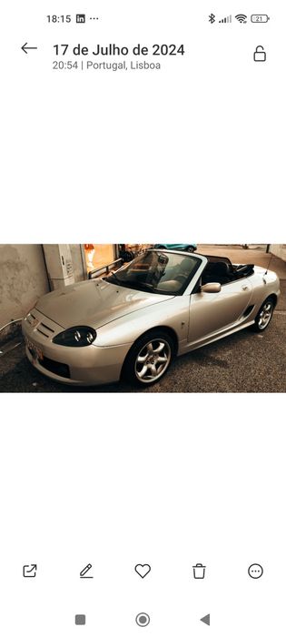 Vendo MG TF 1.6.