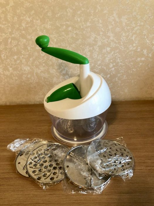 Терка багатофункціональна роторна 4 в 1 (ручна)