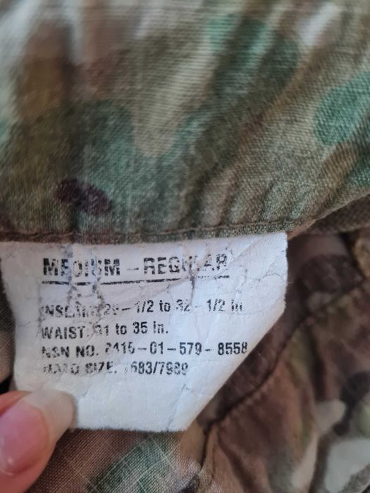 Spodnie Medium Regular mundur US Army Multicam ACU OCP scorpion