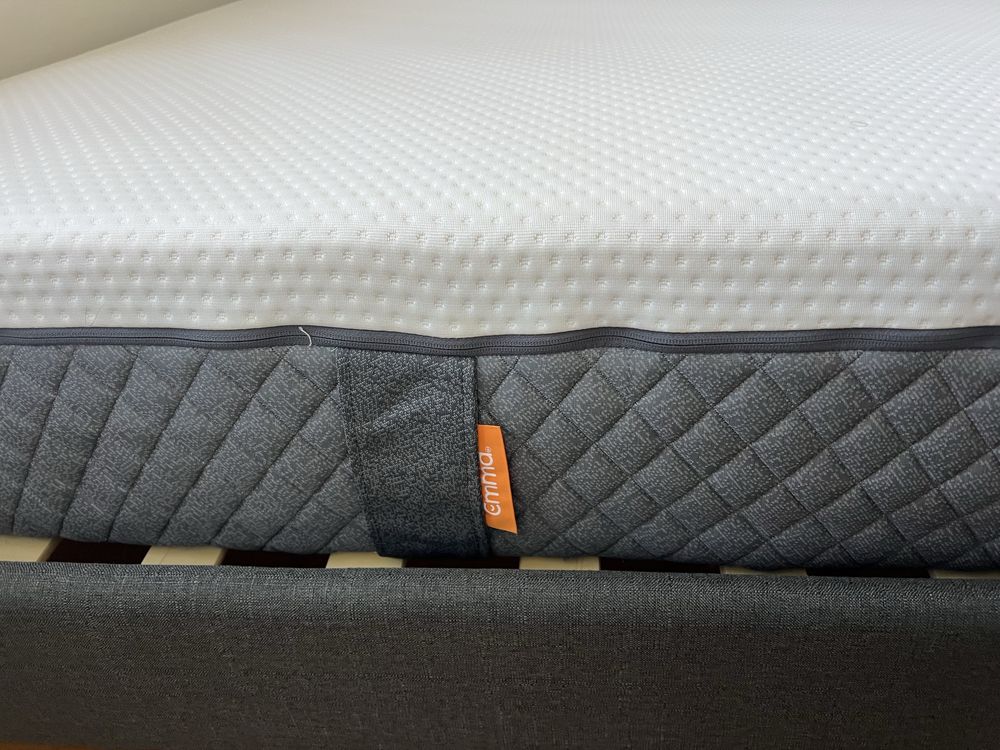 Emma Original Hybrid V2 140x200 & Sommier ROANNE cinza 140x200