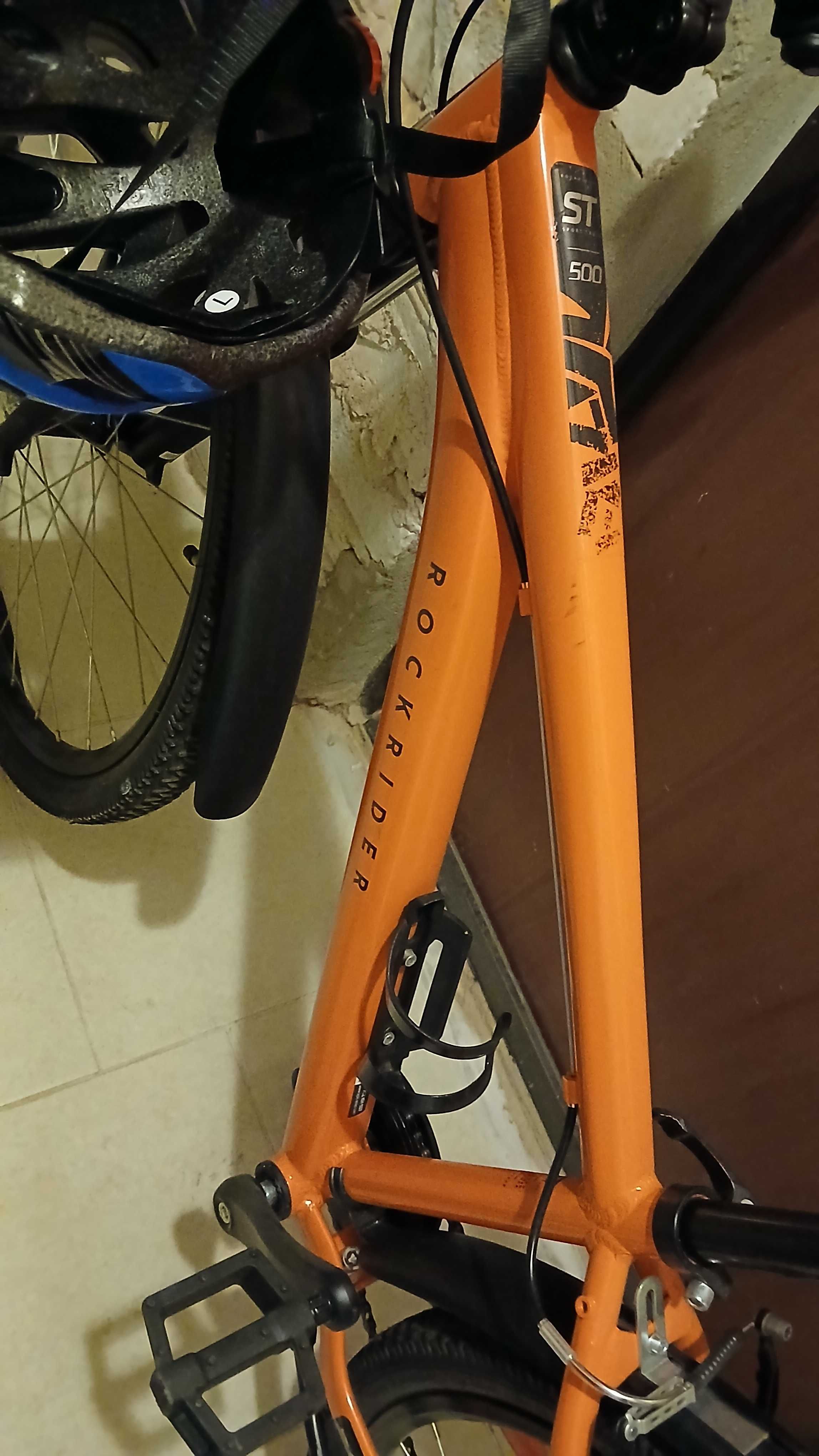 Rower górski MTB dziecięcy Rockrider st 500 + kask