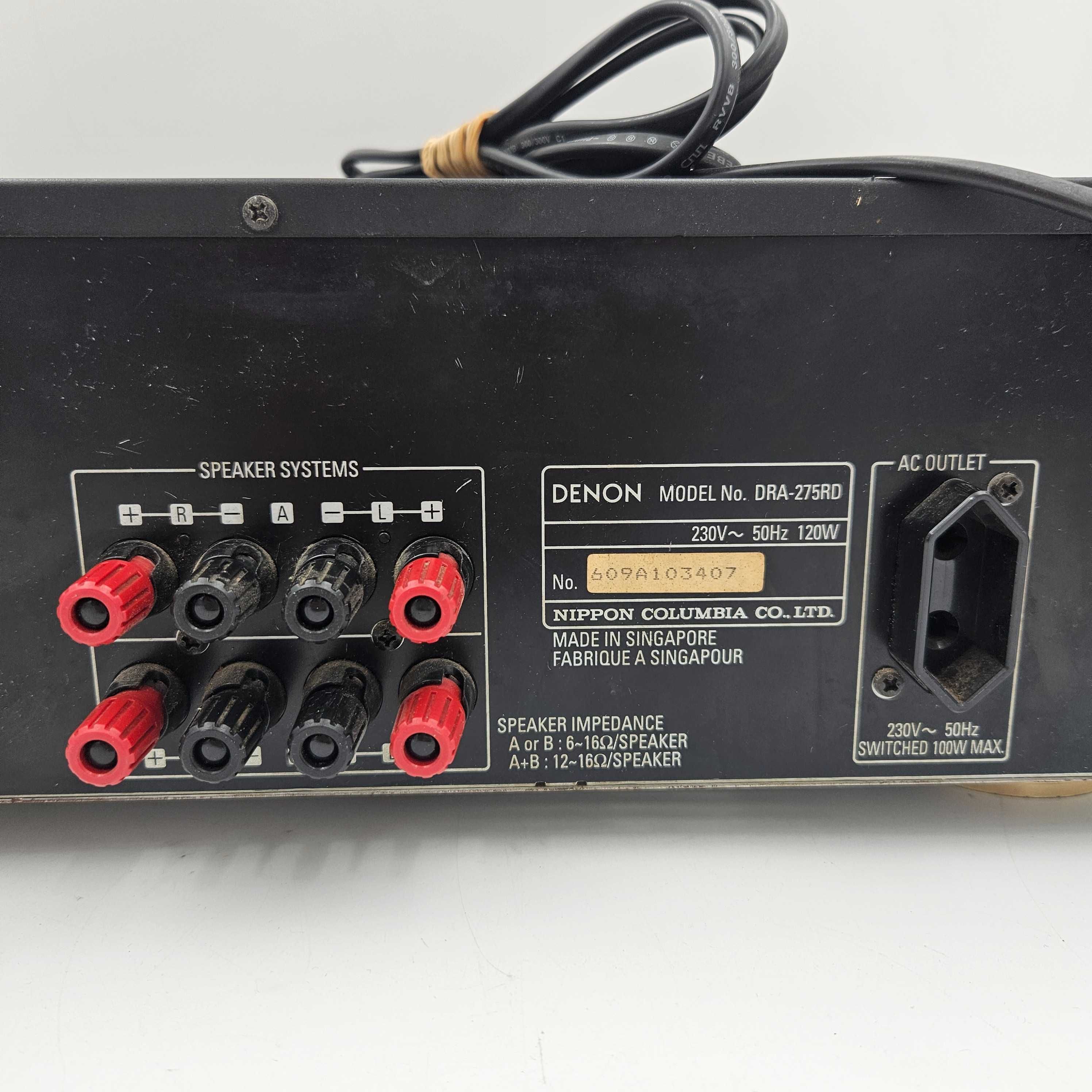 Amplituner Stereo DENON DRA-275RD 2x40W RDS Okazja!