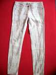 Spodnie - damskie - bawełna - jeans - 36 S - biodra 82 - 90 cm
