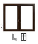 Sprzedam nowe okno Drutex 1765x1135 IGLO 5 CLASSIC color mahoń