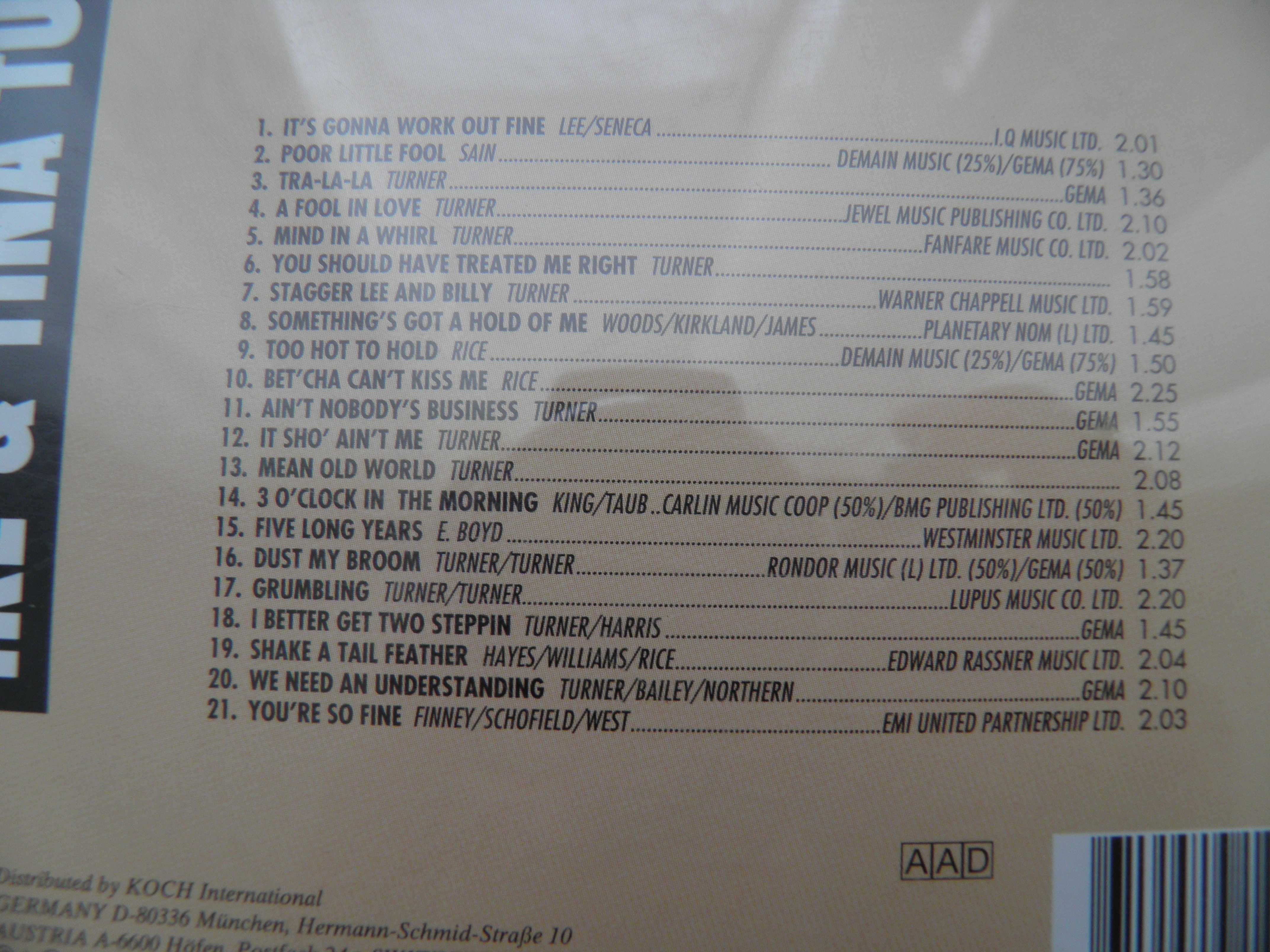 Tina Turner & Ike A Fool In Love cd