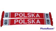 Szaliki kibicowskie Polska piłka nożna koszykówka siatkówka