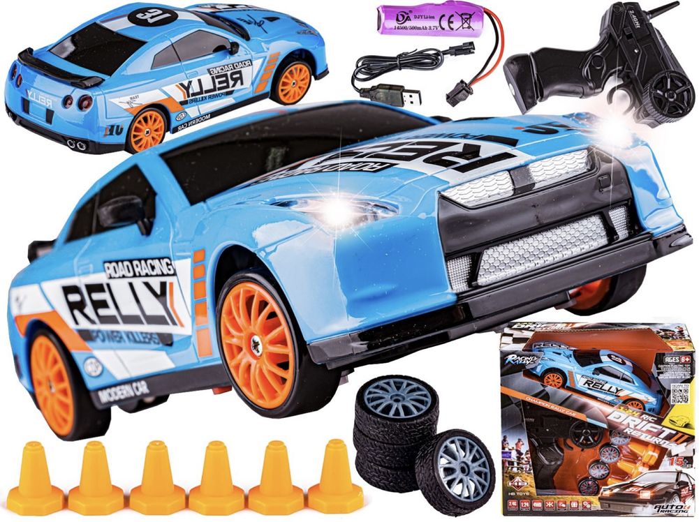 Samochód Do Driftu, Auto RC Drift 1:24 2,4 GHz 4WD